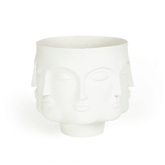 Edgar Multi faced Planter White - Home4u